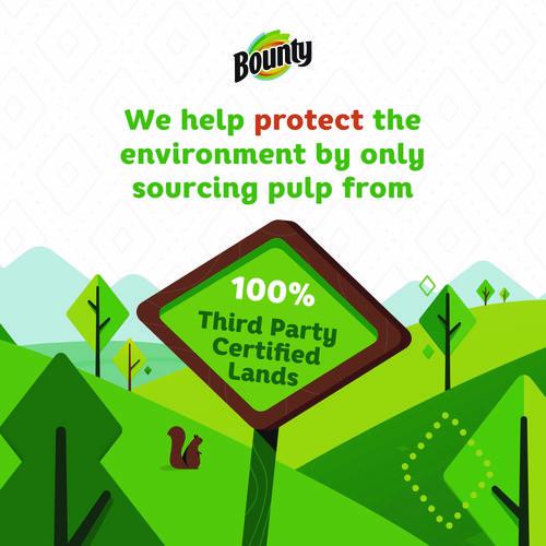 Image of Bounty® 80759229 Essentials Select-A-Size Kitchen Roll Paper Towels, 2-Ply, 108 Sheets/Roll, 12 Rolls/Carton