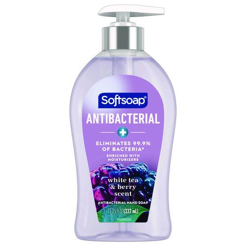 Image of Softsoap® US03574A Antibacterial Hand Soap, White Tea and Berry Fusion Scent, 11.25 oz