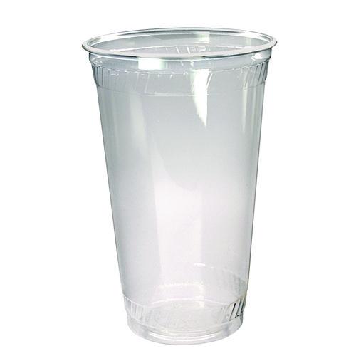 Image of Fabri-Kal® 000000000009502074 Kal-Clear PET Cold Drink Cups, 24 oz, Plastic, Clear, 25/Sleeve, 24 Sleeves/Carton