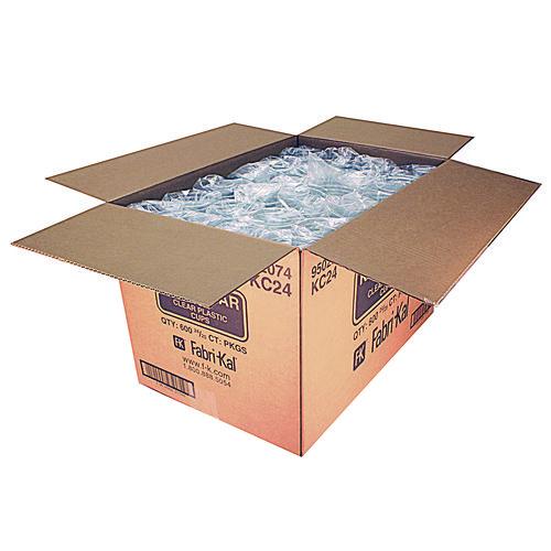 Image of Fabri-Kal® 000000000009502074 Kal-Clear PET Cold Drink Cups, 24 oz, Plastic, Clear, 25/Sleeve, 24 Sleeves/Carton