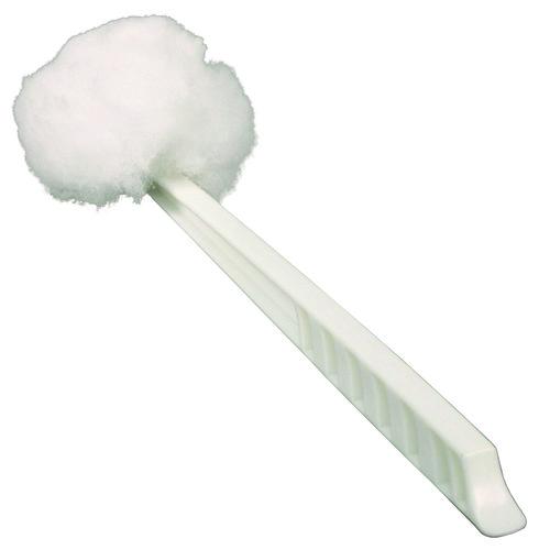 Image of Impact® 20425-91 Deluxe Toilet Bowl Mop, 10" Handle, 4.5" Mop Head, White, 25/Carton
