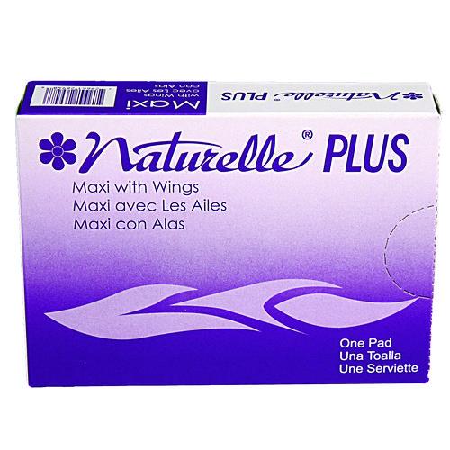 Image of Impact® 25189973 Naturelle Maxi Pads Plus, Size 4 with Wings, Maxi Plus Absorbency, 250 Individually Wrapped/Carton
