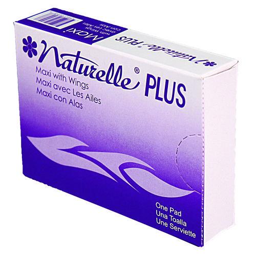 Image of Impact® 25189973 Naturelle Maxi Pads Plus, Size 4 with Wings, Maxi Plus Absorbency, 250 Individually Wrapped/Carton