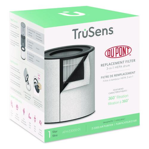 Image of TruSens AFHZ3000-01 Carbon and HEPA Replacement Filters for TruSens Air Purifiers, 8.5 x 8.9