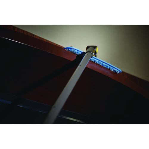 Image of Rubbermaid® Commercial FGJ25500BL00 Twisted Loop Blend Dust Mop, Blend, 36 X 5, Blue