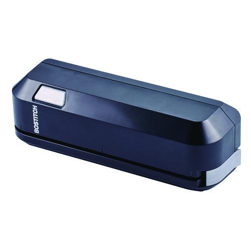 Image of Bostitch® EHP20-BLK 20-Sheet Electric Three-Hole Punch, 9/32" Holes, Black