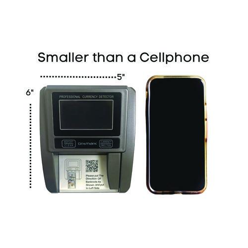 Image of Dri-Mark® MG03 Counterfeit Detector Machine for USD, 5 Detection Methods, 4.5" x 5.5" x 3.5", Black