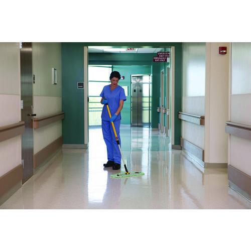 Image of Rubbermaid® Commercial FGJ25300BL00 Twisted Loop Blend Dust Mop, PIC/PET Polyester, 24" x 5", Blue