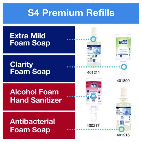 Image of Tork® 571608 Skincare Dispenser with Intuition Sensor, 1 L, 4.4 x 4.5 x 11.5, Black