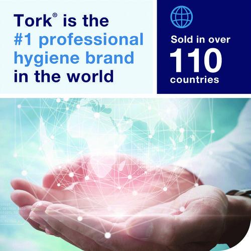 Image of Tork® 571608 Skincare Dispenser with Intuition Sensor, 1 L, 4.4 x 4.5 x 11.5, Black