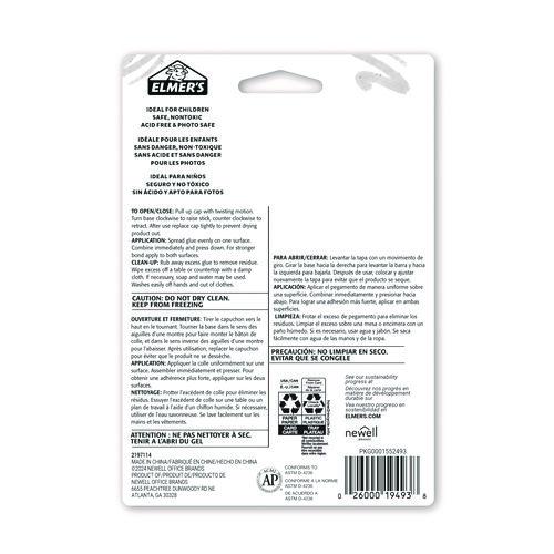 Image of Elmer's® 2197114 Glitter Glue Sticks, 0.21 oz, Applies Assorted Colors, Dries Clear Glitter, 4/Pack