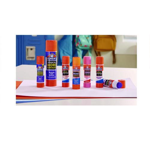 Image of Elmer's® 2197114 Glitter Glue Sticks, 0.21 oz, Applies Assorted Colors, Dries Clear Glitter, 4/Pack