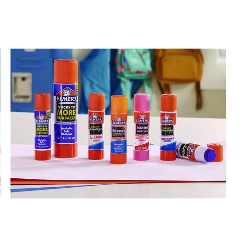 Image of Elmer's® 2197116 Glitter Glue Sticks, Applies Assorted Colors, 0.21 oz, Dries Clear Glitter, 12/Pack