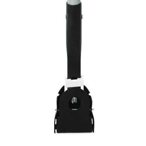 Image of Rubbermaid® Commercial FGM146000000 Snap-On Fiberglass Dust Mop Handle, 1" dia x 60", Gray/Black