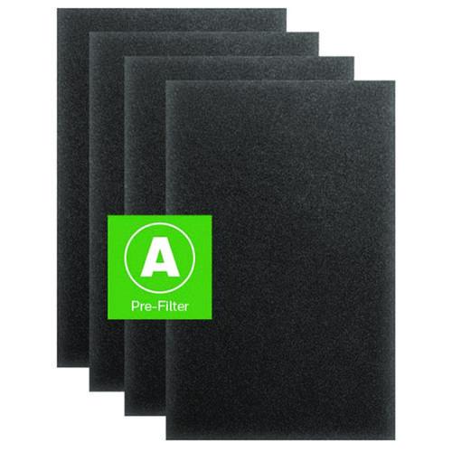 Image of Honeywell HRFA100 Pre-Cut Carbon Pre-Filter, Fits Models: HPA094/HPA100/HPA101/HPA104/HPA105/HPA106/HPA3100/HPA5100/HPA5150, Box of 4 Filters