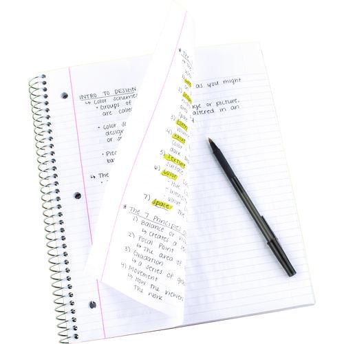 Image of Five Star® 72053 Wirebound Notebook, 1-Subject, Medium/College Rule, Red Cover, (100) 11 x 8.5 Sheets