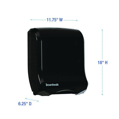 Image of Boardwalk® T1770BKBW Ultrafold Multifold/c-Fold Towel Dispenser, 11.75 X 6.25 X 18, Black Pearl
