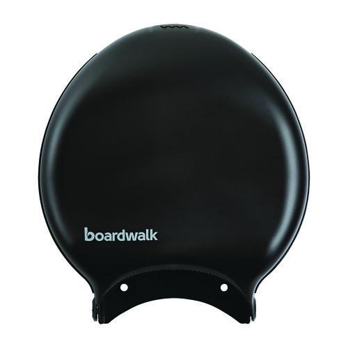 Image of Boardwalk® R2000BKBW Single Jumbo Toilet Tissue Dispenser, 11 x 6.25 x 12.25, Black