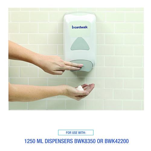 Image of Boardwalk® 6162-04-GCE00VL Foam Antibacterial Handwash, Fresh Fruit Scent, 1,250 mL Refill, 4/Carton