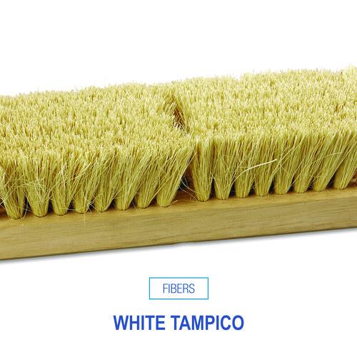 Image of Boardwalk® BWK3210 Deck Brush Head, 2" White Tampico Bristles, 10" Brush