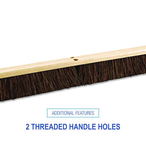 Image of Boardwalk® BWK20136 Floor Brush Head, 3.25" Brown Palmyra Fiber Bristles, 36" Brush