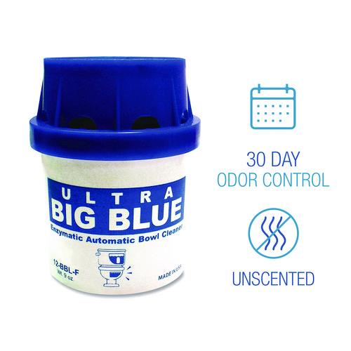 Image of Boardwalk® BBLP012I048M002143000 In-Tank Blue Automatic Toilet Bowl Cleaner, Unscented, 9 oz, 12/Box