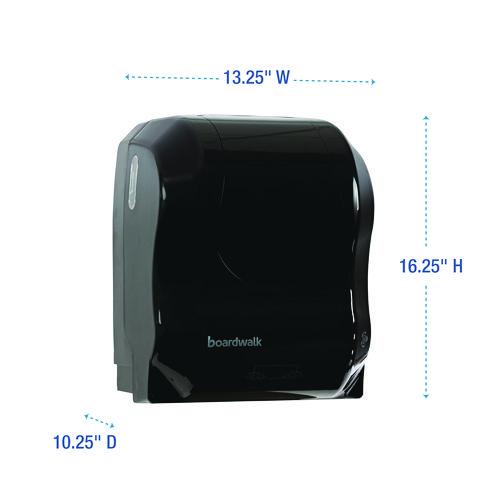 Image of Boardwalk® T7470BKBW Hands Free Mechanical Towel Dispenser, 13.25 X 10.25 X 16.25, Black