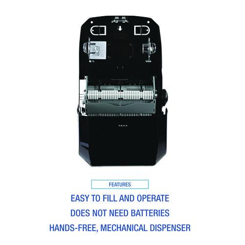 Image of Boardwalk® T7470BKBW Hands Free Mechanical Towel Dispenser, 13.25 X 10.25 X 16.25, Black
