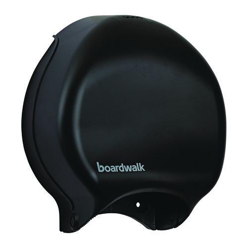 Image of Boardwalk® R2000BKBW Single Jumbo Toilet Tissue Dispenser, 11 x 6.25 x 12.25, Black