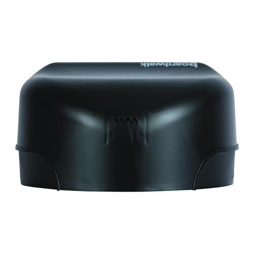 Image of Boardwalk® R2000BKBW Single Jumbo Toilet Tissue Dispenser, 11 x 6.25 x 12.25, Black
