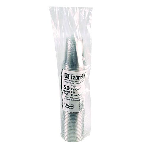Image of Fabri-Kal® 000000000009505264 Kal-Clear PET Cold Drink Cups, 7 oz, Plastic, Clear, 1,000/Carton