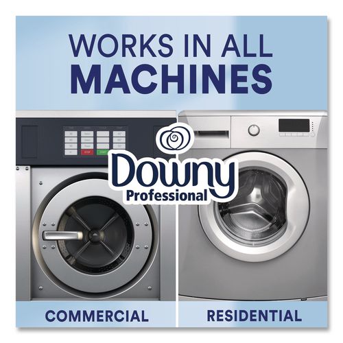 Image of Downy® Professional 80782763 Commercial Liquid Fabric Softener, Clean and Fresh Scent, 140 oz Pour Bottle, 4/Carton