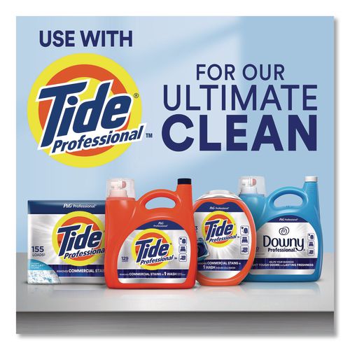 Image of Downy® Professional 80782763 Commercial Liquid Fabric Softener, Clean and Fresh Scent, 140 oz Pour Bottle, 4/Carton