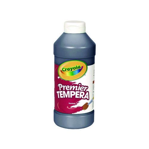 Image of Crayola® 54-1216-051 Premier Tempera Paint, Black, 16 Oz Bottle