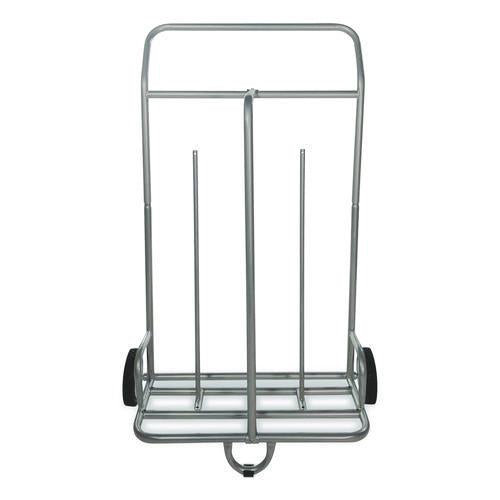 Image of Champion Sports SC036 Scooter Storage Cart, Metal, 132 lb Capacity, 16 x 32 x 48, Silver