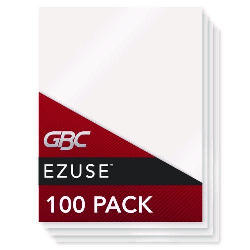 Image of GBC® 3740474 Ezuse Thermal Laminating Pouches, 5 Mil, 11.5" X 17.5", Gloss Clear, 100/box