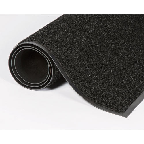 Image of Crown JS 0046BK Jasper Indoor/Outdoor Scraper Mat, Black Cut Pile Nylon Surface, 48" x 72"