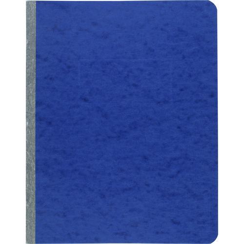 Image of ACCO A7025973A Pressboard Report Cover With Tyvek Reinforced Hinge, Two-Piece Prong Fastener, 3" Capacity, 8.5 X 11, Dark Blue/dark Blue