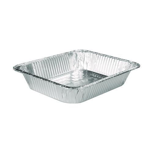 Image of HFA® 32135 Aluminum Steam Table Pans, Half-Size Deep, 10.38" x 2.56" x 12.75", 100/Carton