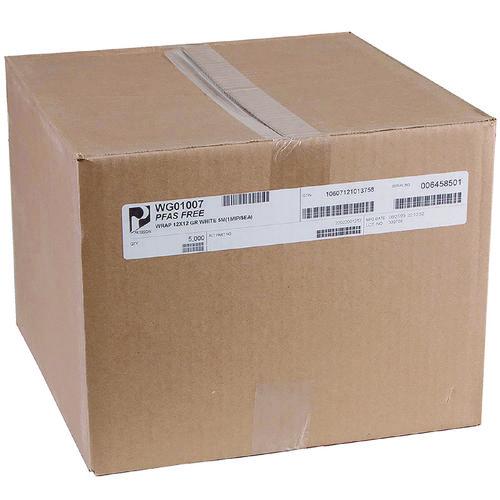 Image of Paterson WG01007 Grease-Resistant Food Wrap, 12 x 12, White, 5,000/Carton