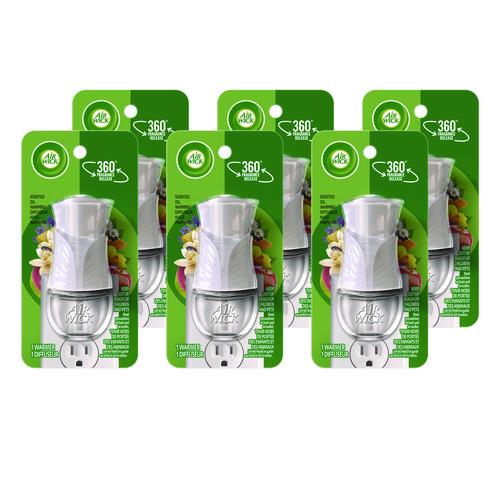 Image of Air Wick® 62338-78046 Scented Oil Warmer, 1.75" x 2.69" x 3.63", White, 6/Carton