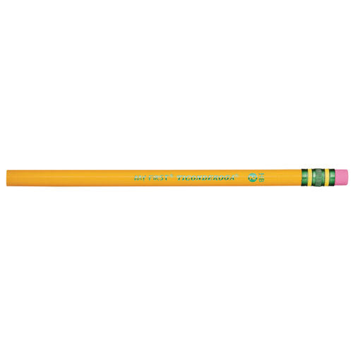 Image of Ticonderoga® X33336 My First Woodcase Pencil with Eraser, 3.6 mm, HB (#2), Black Lead, Yellow Barrel, 36/Pack