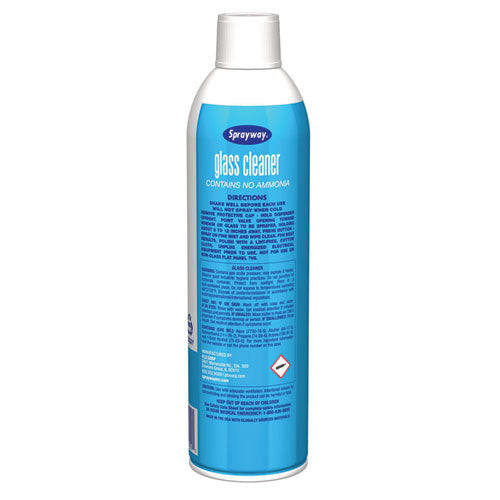 Image of Sprayway® 1000000075 Glass Cleaner, 19 oz Aerosol Spray, 12/Carton