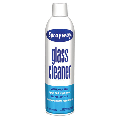 Image of Sprayway® 1000000075 Glass Cleaner, 19 oz Aerosol Spray, 12/Carton