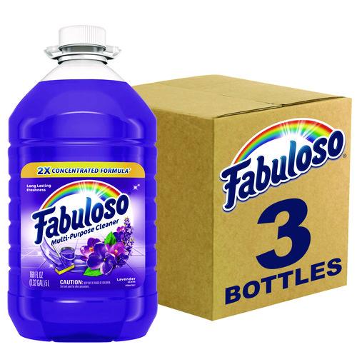Image of Fabuloso® 61037882 Multi-use Cleaner, Lavender Scent, 169 oz Bottle, 3/Carton