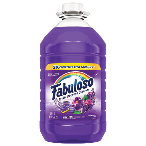 Image of Fabuloso® 61037882 Multi-use Cleaner, Lavender Scent, 169 oz Bottle, 3/Carton