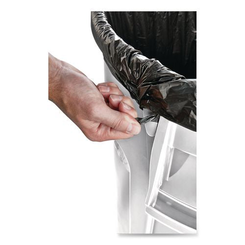 Image of Rubbermaid® Commercial FG261000WHT Vented Round Brute Container, 10 gal, Plastic, White