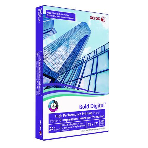Image of xerox 3R11543R Bold Digital Printing Paper, 98 Bright, 24 lb Bond Weight, 11 x 17, White, 500/Ream
