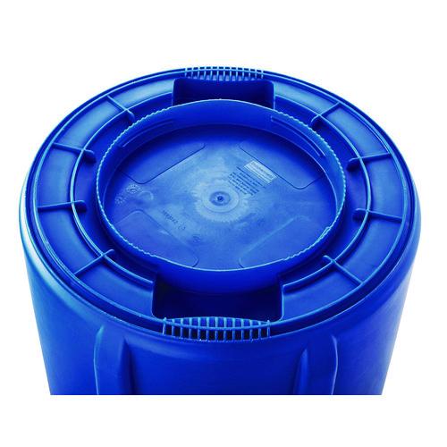 Image of Rubbermaid® Commercial FG264307BLUE Brute Recycling Container, 44 gal, Polyethylene, Blue
