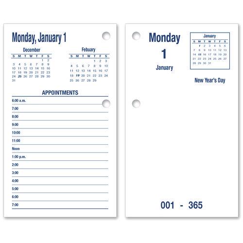 Image of Daymax Calendar Pad - Type II - 2026, 1 Each